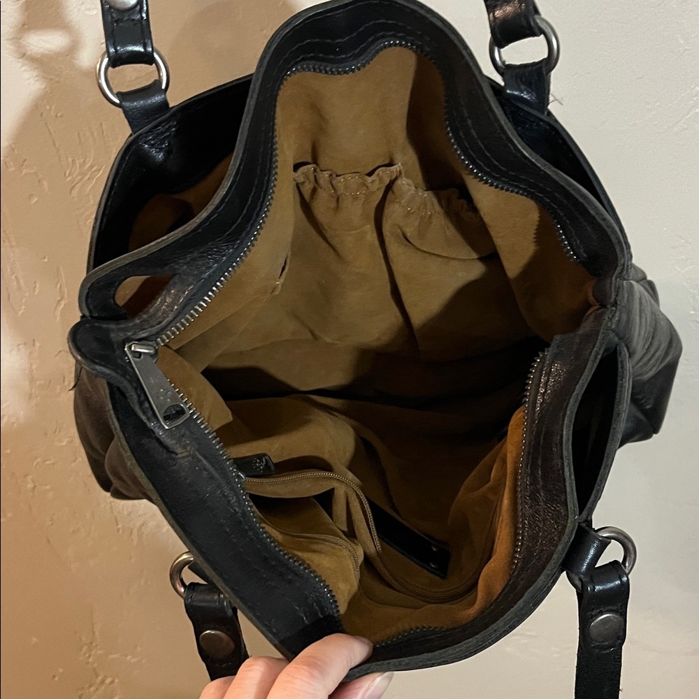 Large Patricia Nash Black Leather Bag - Picture 12 of 13